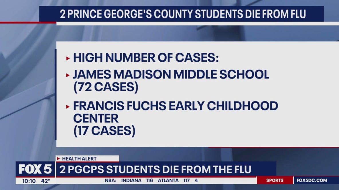 2 students die from flu in Prince George's County